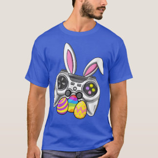 T-shirt Video Game Bunny Eggs Costume Easter Day Boys Kids
