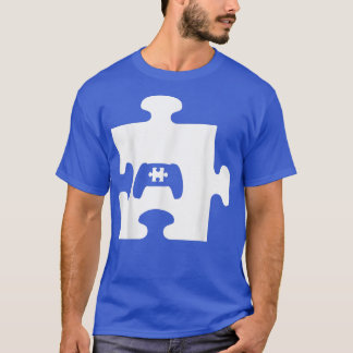T-shirt Video Game Controller Game Puzzle Autism Awareness