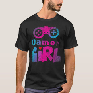 T-shirt Video Game Nerd E Sport Gaming Girl Gamer Gift Gam