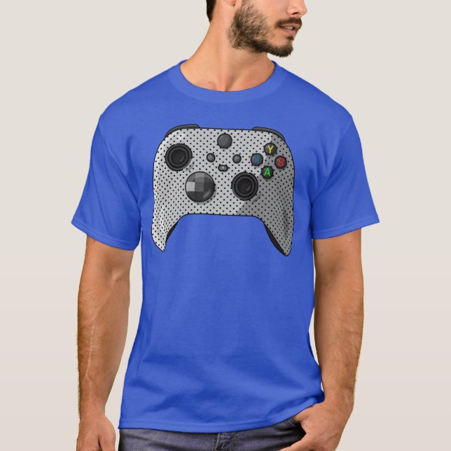 T-shirt video game pad funny retro (Devant)
