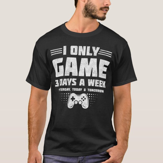 T-shirt Video Game Player PC Console Online Gaming Funny G (Devant)