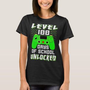 T-shirt Video Gamer Étudiant 100ème Jour Enseignant 100 Jo
