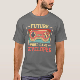 T-shirt Video Games Cool Future Game Developer funny retro