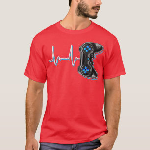 T-shirt Vidéo Heartbeat Video Game Controller Cadeau Enfan