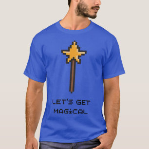 T-shirt Vidéogame 8 bits pour baguette fée amusants joueur