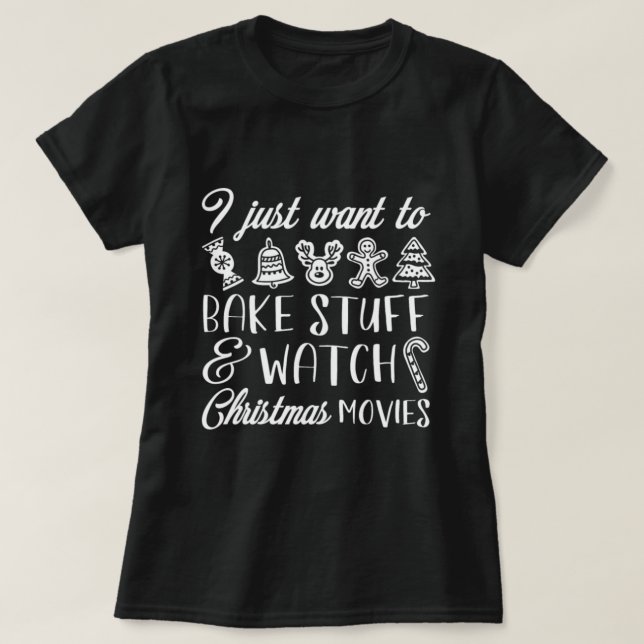 T-shirt Vidéos de Noël à la pâtisserie29 (Design devant)