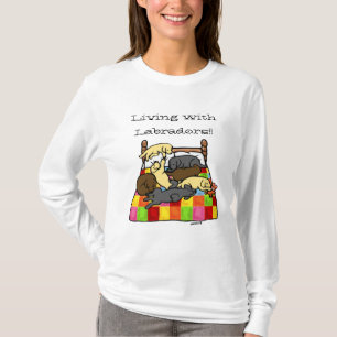 T-shirt Vie avec la bande dessinée de Labradors