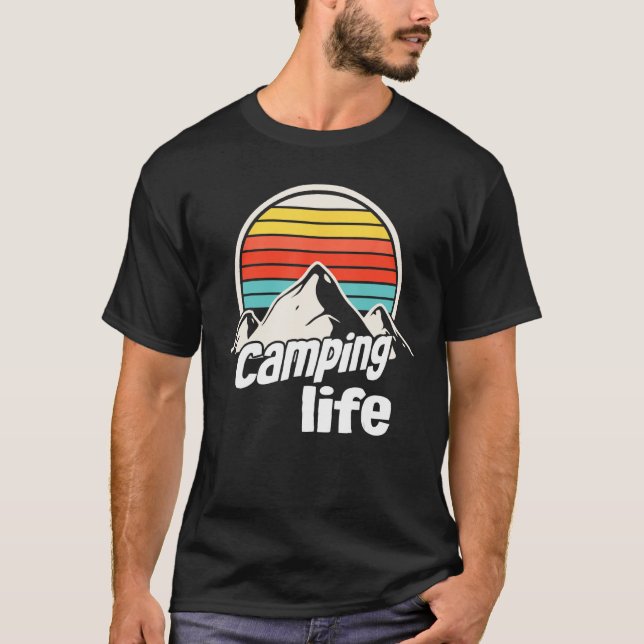 T-SHIRT VIE CAMPING (Devant)
