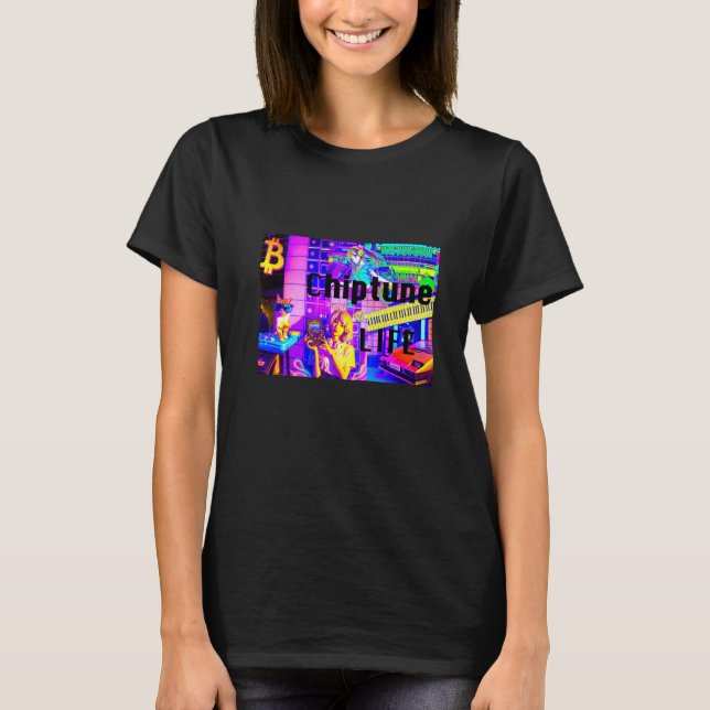T-shirt Vie Chiptune   (Devant)