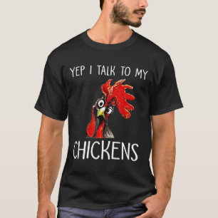T-shirt Vie de fermier Poule Oui je parle à mes poules