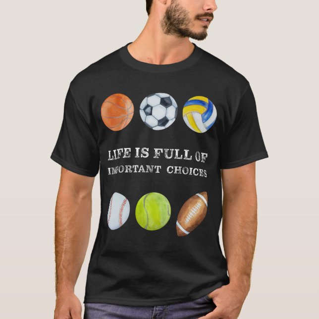 T-shirt Vie de Humour sportive amusante et riche en choix  (Devant)