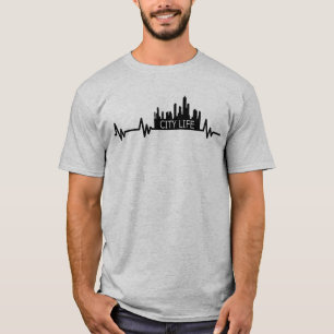 T-SHIRT VIE DE LA VILLE HEARTBEAT