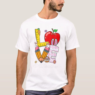 T-shirt Vie de l'enseignant amusant Fête de Pâques