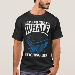 T-shirt Vie de l'observateur de baleines