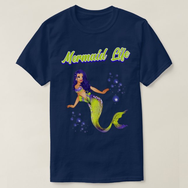 T-shirt Vie de Mermaid (Design devant)