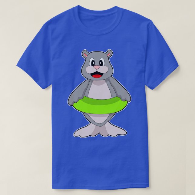 T-shirt Vie de natation de phoque (Design devant)