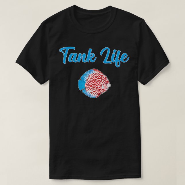 T-shirt Vie de réservoir Fundy Aquarist Pêche Discus Poiss (Design devant)