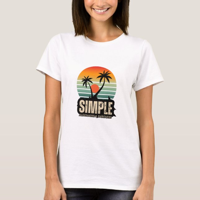 T-SHIRT VIE DE SIMLPE (Devant)