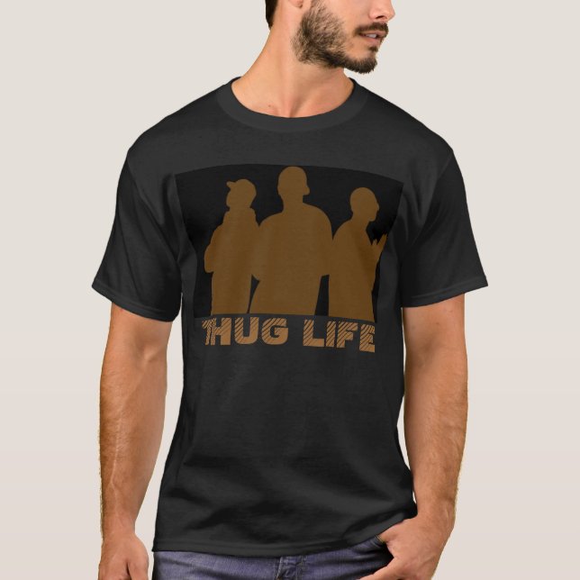 T-SHIRT VIE DE THUG (Devant)