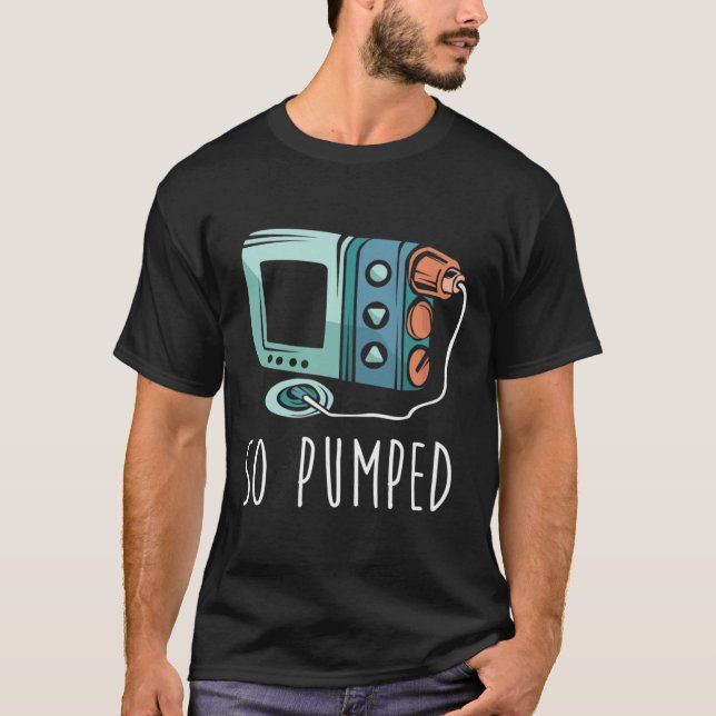 T-shirt Vie Diabétique Si Pompé Mois I de sensibilisation  (Devant)