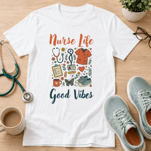 T-shirt Vie d'infirmière