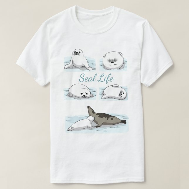 T-shirt Vie du phoque (Design devant)