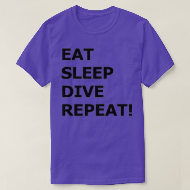 T-shirt Vie du plongeur 1 (Design devant)