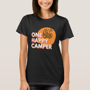 T-shirt Vie en Van Camping Caravane Voyage Bus Nature Aven