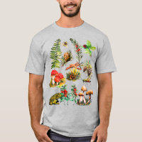 Vie forestière, champignons sauvages