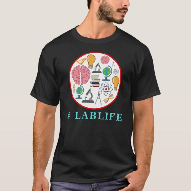 T-shirt Vie laboratoire - Vie laboratoire (Devant)