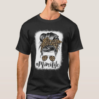 T-shirt Vie Mimi Classique Aux Tons Motifs Léopard