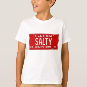 T-shirt Vie Salée Rétro Plaque d'Immatriculation Floride G