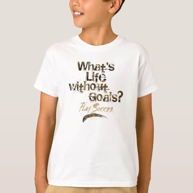 T-shirt Vie sans objectifs (Football) (Devant)