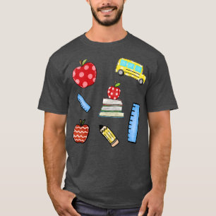 T-shirt vie scolaire mignon