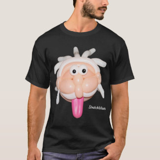 T-shirt Vieil homme fou de ballon