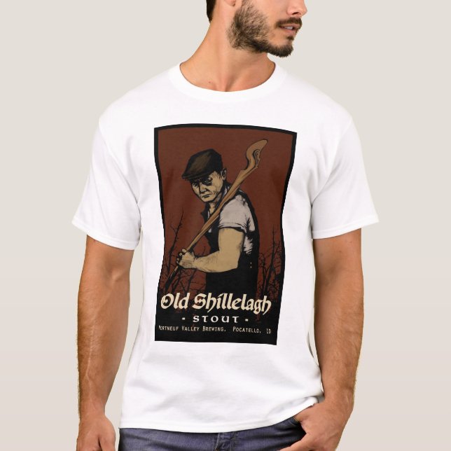 T-shirt Vieille bière de malt de Shillelagh (Devant)
