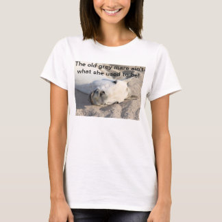 T-shirt Vieille chemise grise de jument