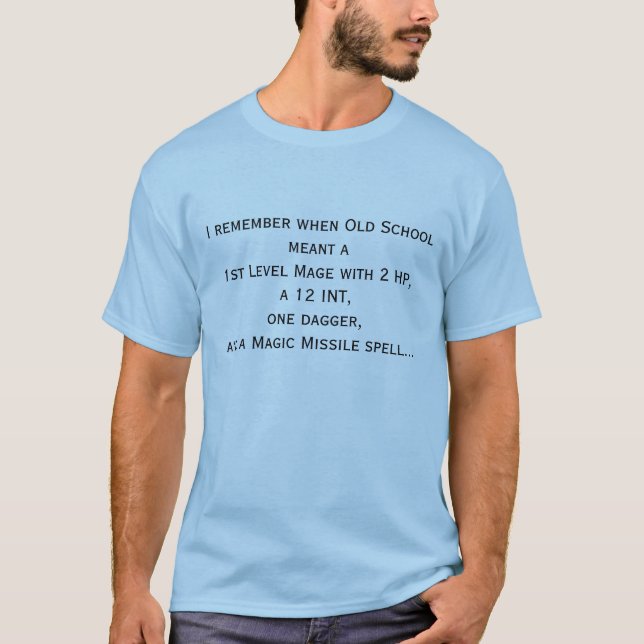T-shirt Vieille école #1 (Devant)