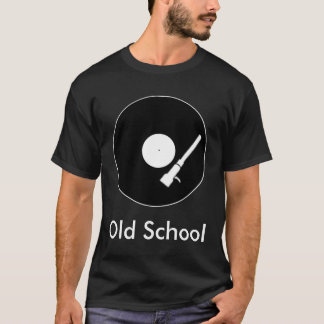 T-shirt Vieille école - disque