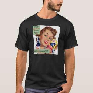 T-shirt Vieille femme néerlandaise de nettoyage