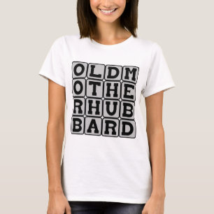 T-shirt Vieille Mère Hubbard, Dame de Comptine