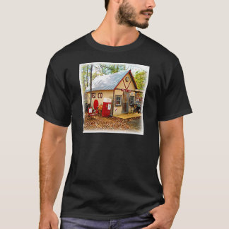 T-shirt Vieille station service vintage