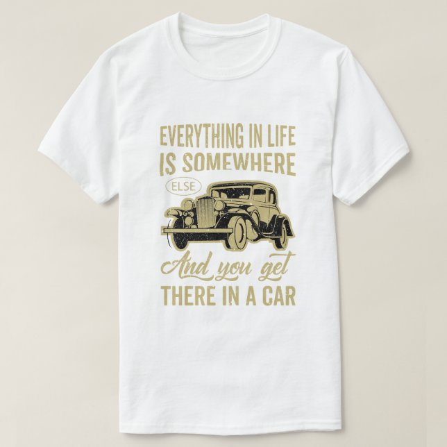 T-shirt vieille voiture (Design devant)
