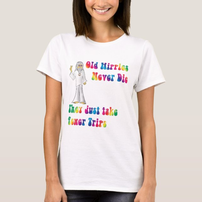 T-shirt Vieilles hippies (Devant)