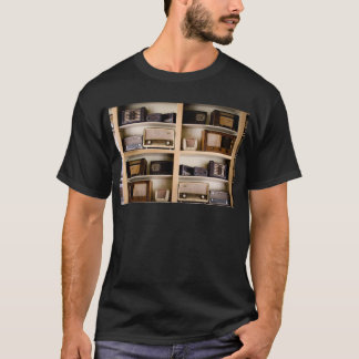 T-shirt Vieilles radios vintages des années 1950 sur des