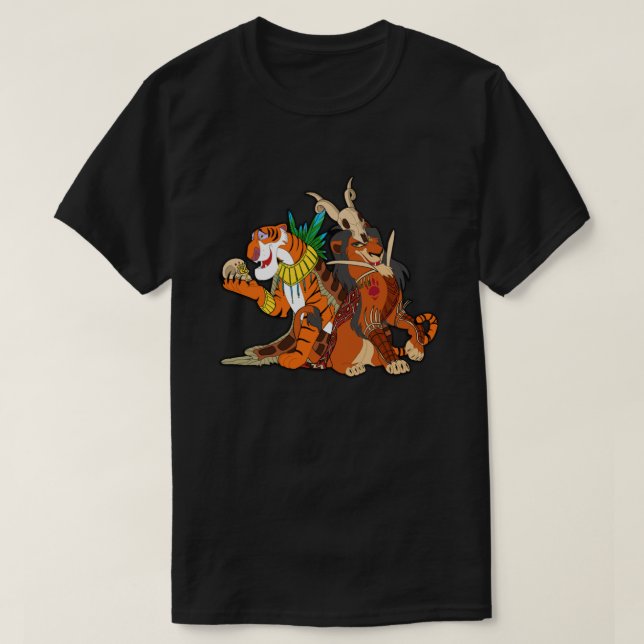 T-shirt Vieilles reines du passé - Scar et Shere Khan .png (Design devant)