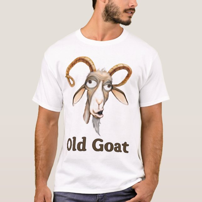 T-shirt Vielle chèvre amusante (Devant)