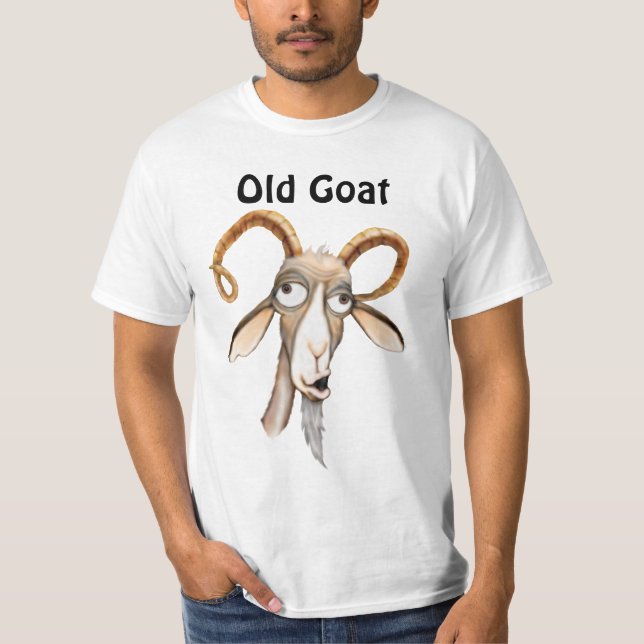T-shirt Vielle chèvre amusante (Devant)