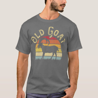 T-shirt Vielle chèvre Vintage J'aime chèvres amusante chèv