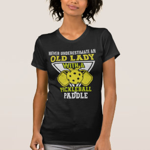 T-shirt Vielle Femme Aimer Pickleball Sport, Funny Pickleb